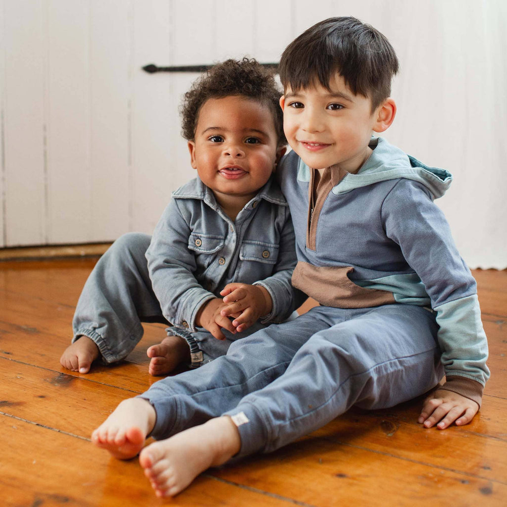 Color Blocked Toddler Sweatshirt Set