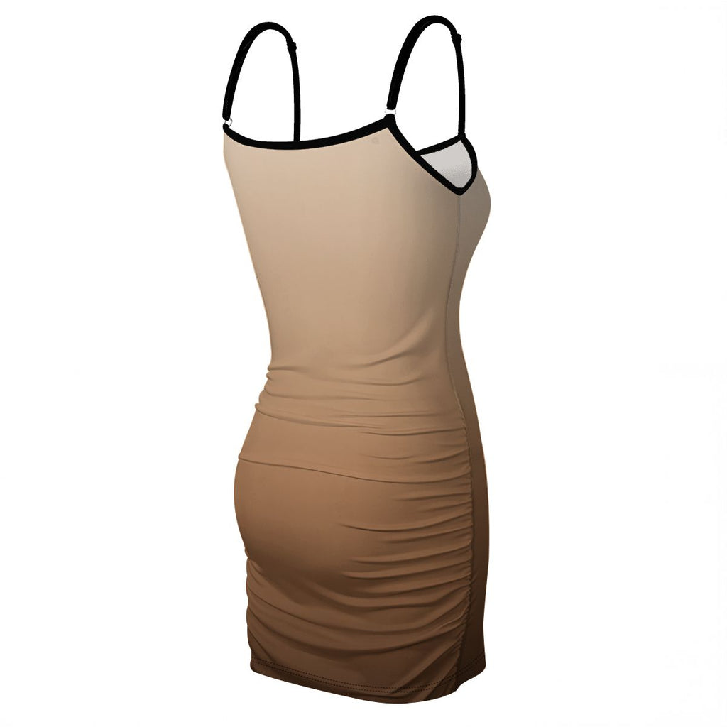 Bodycon Dresses for Women brown ombre print