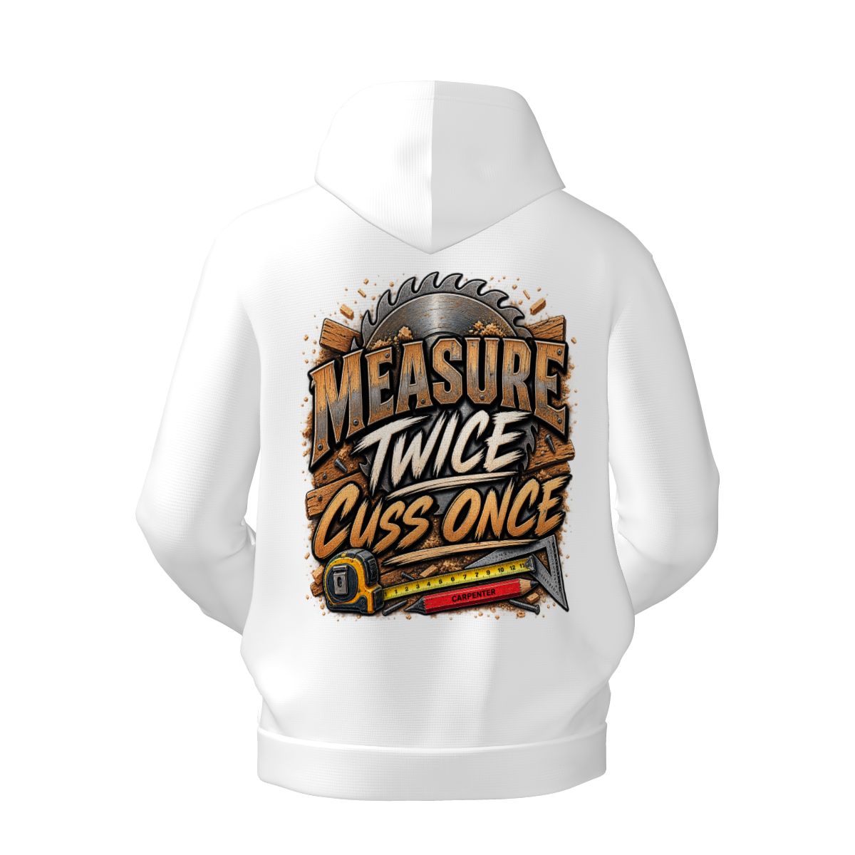 Mens Hoodie with Pockets Carpenter Hoodie
