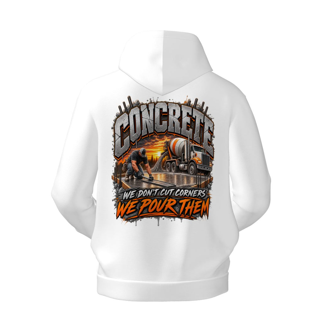 Mens Hoodie with Pockets Concrete Hoodie