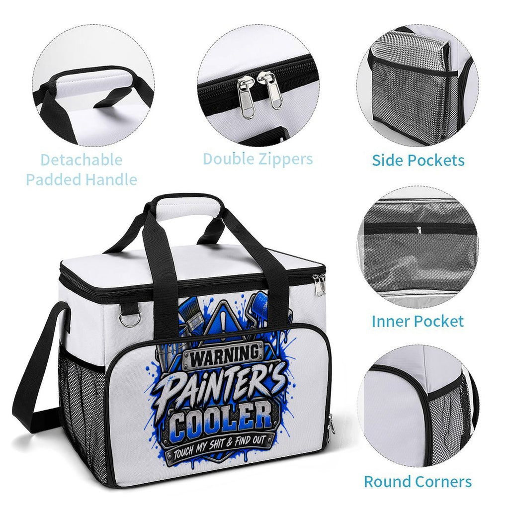 Camping Cooler Bag Large Insulated Lunch Tote painters cooler