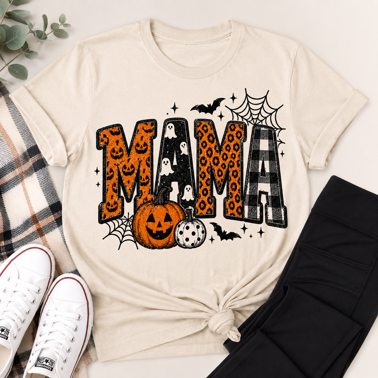 Mama Halloween Graphic Apparel