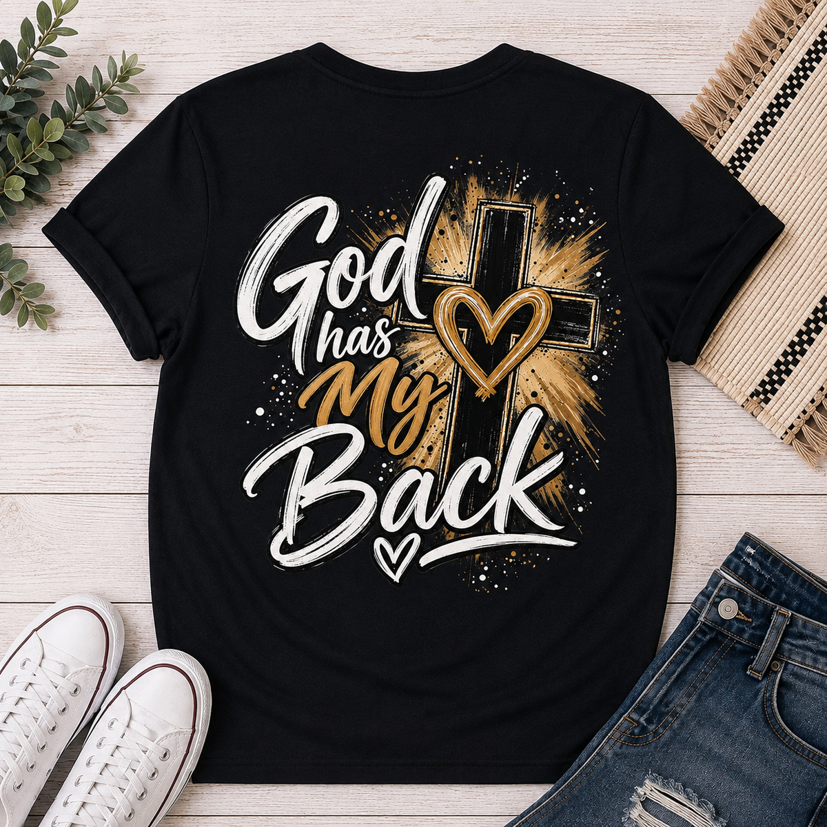God Has My Back - CREWNECK