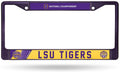 Louisiana State University Tigers LSU 2019 Champions Purple Metal License Plate Frame Tag Cover, 6x12 Inch