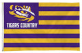 Louisiana State University LSU Flag Banner 3x5 Country Design Premium with Metal Grommets Outdoor House University of